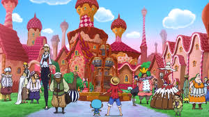 Poster da saga Whole Cake do anime One Piece